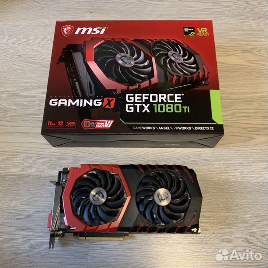 Видеокарта GTX 1080TI 11GB MSI GamingX