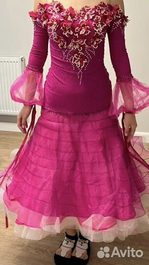 Платье для бальных танцев стандарт ю2/молодежь