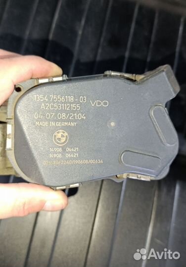 Дроссельная заслонка BMW X5 E70 3.0 si для N52B30