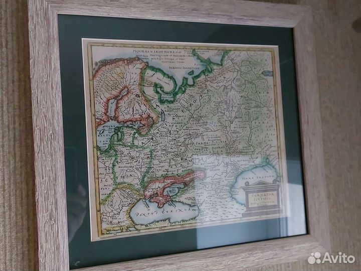 Карта, 1661 год