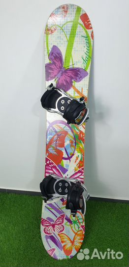 155 см сноуборд с креплениями
