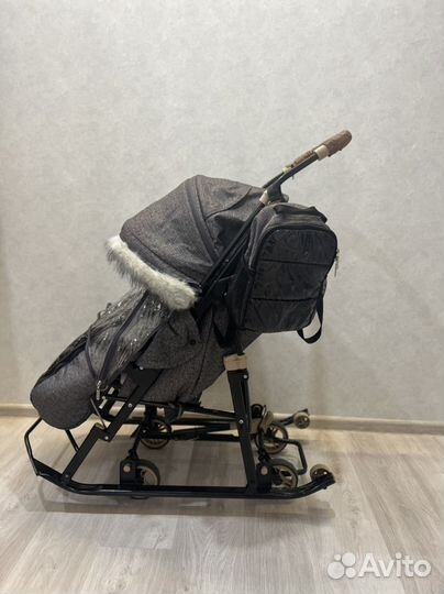 Детские санки коляска