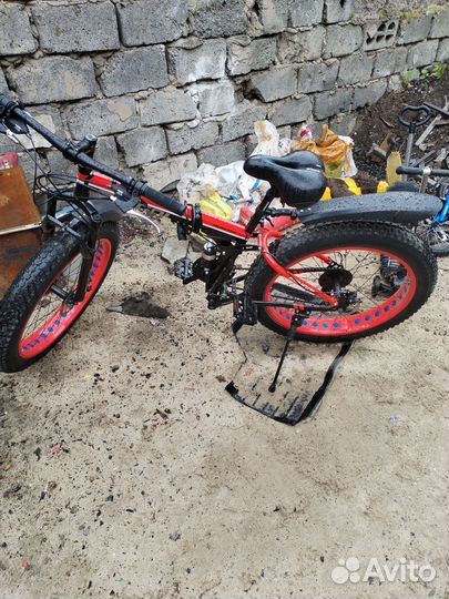 Велосипед взрослый на широких колесах