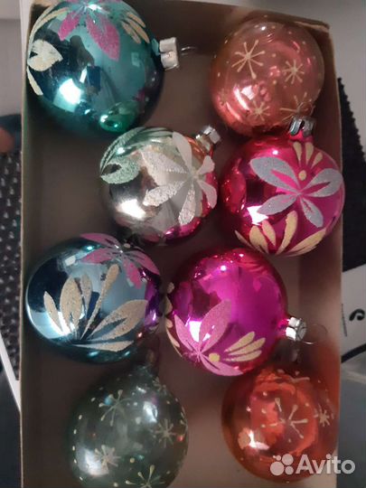 Елочные игрушки СССР шары