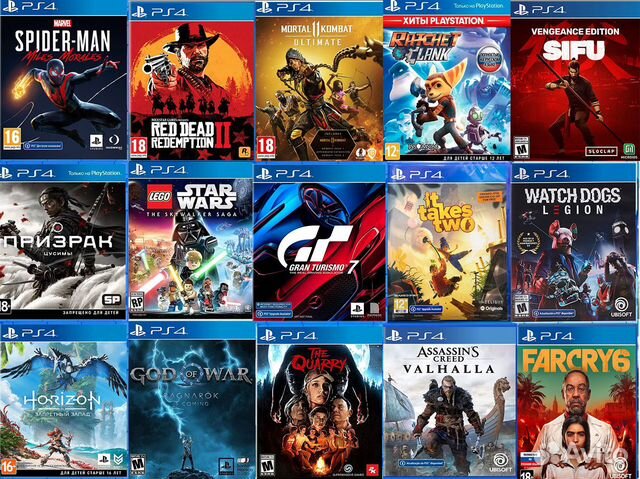 PS4 games PS5 (игры пс4, пс5) продажа, обмен объявление продам