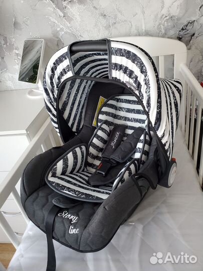 Автолюлька автокресло до 9кг