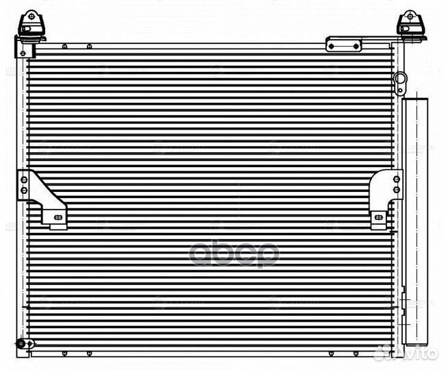 Конденсер toyota land cruiser prado 09- lrac 1973