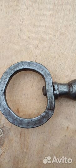Ключ Амбарный редкий большой кованный старинный