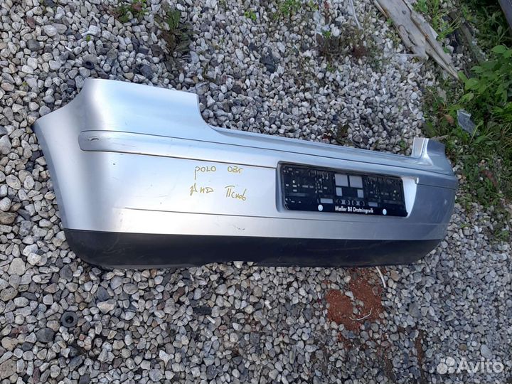 Бампер задний Фольксваген Поло 4 рестайлинг