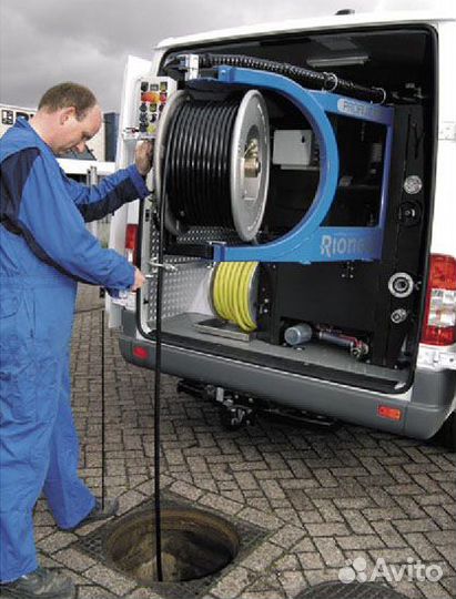 Устранение засоров, прочистка канализации