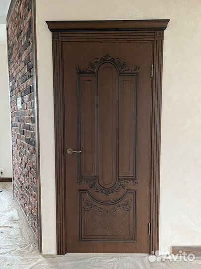 Дверь межкомнатная Рига классика ясень коричневый