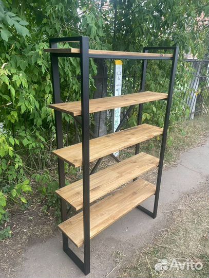 Этажерка в стиле лофт для дома