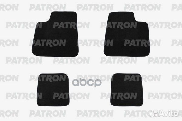 Комплект автомобильных ковриков текстильных, ун