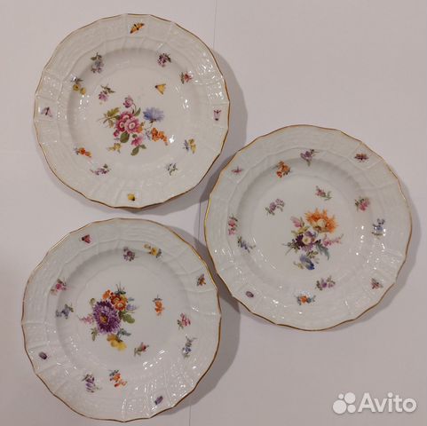 Тарелочки Мейсен Meissen фарфор