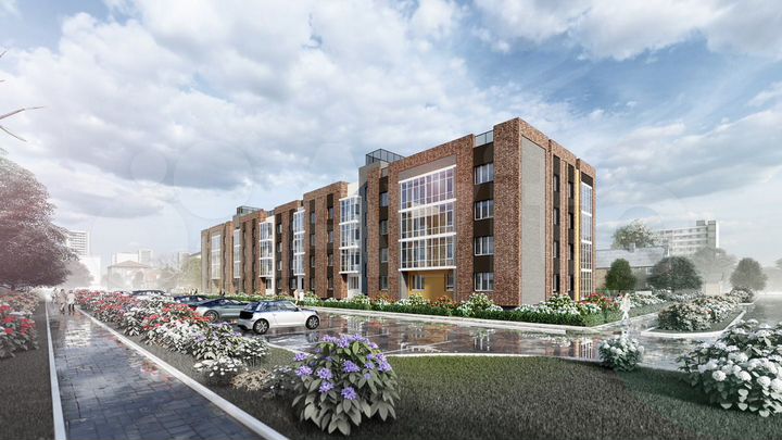 1-к. квартира, 26,4 м², 1/4 эт.