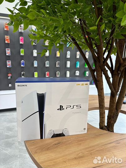 Sony playstation 5 slim с дисководом 2 геймпада