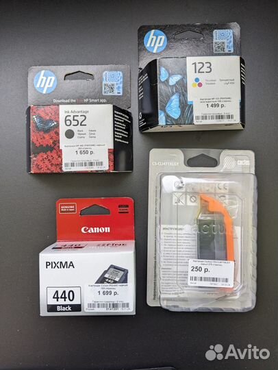 Картриджи для принтера новые