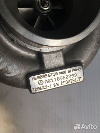 Турбина A6110960099 Mercedes W202, W210