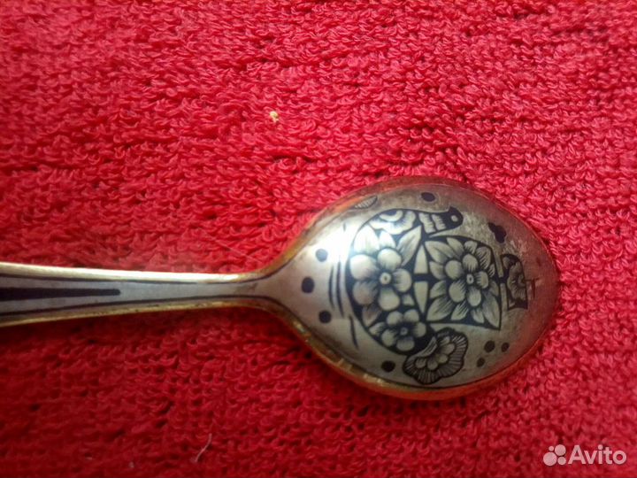 Серебряные Чайные ложки Рыба, Фабрика 'Северная че