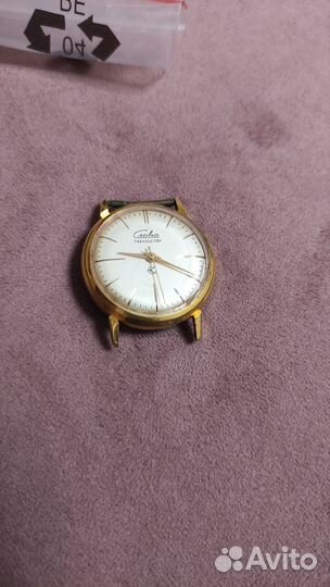 Часы Слава транзистор. Камертонные