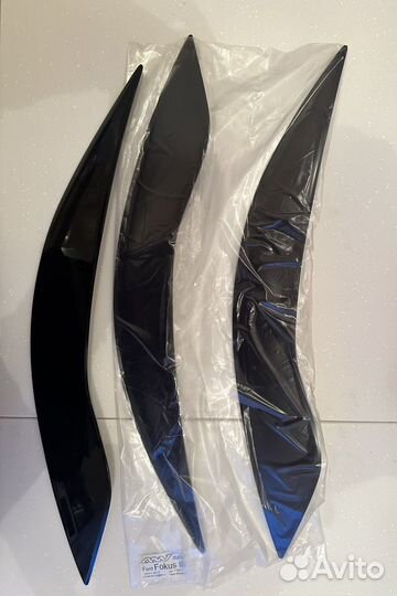 Реснички на фары ford focus 3