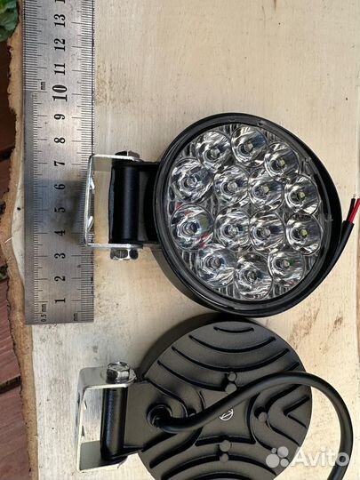 Фара LED универсальная круглая 42w