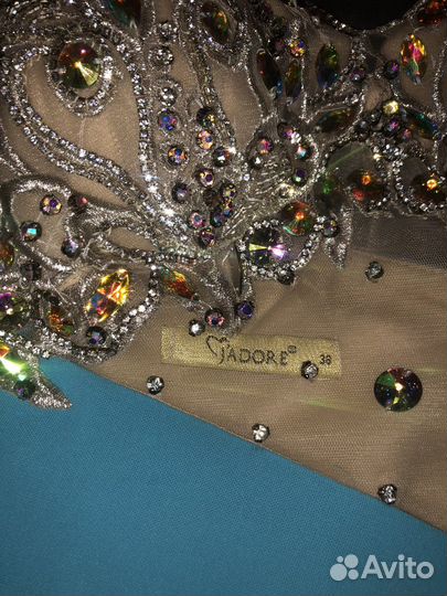 Платье в стразах