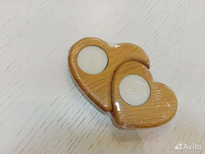 Подарок - Подсвечник из дерева