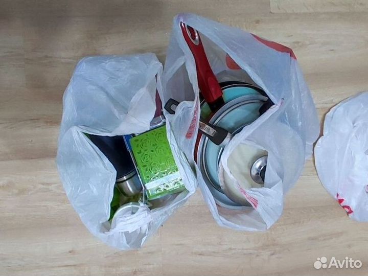 Пакет с посудой