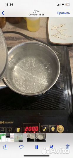 Плитка электрическая. Индукционная. 2000W Новая