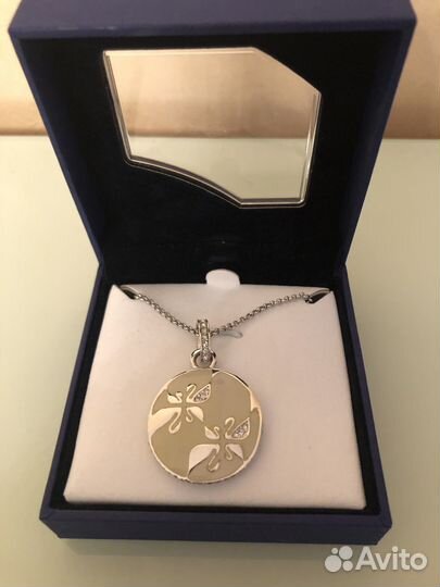 Swarovski кулон двусторонний новый