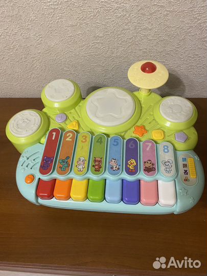 Пианино музыкальный центр развивающий Жирафики