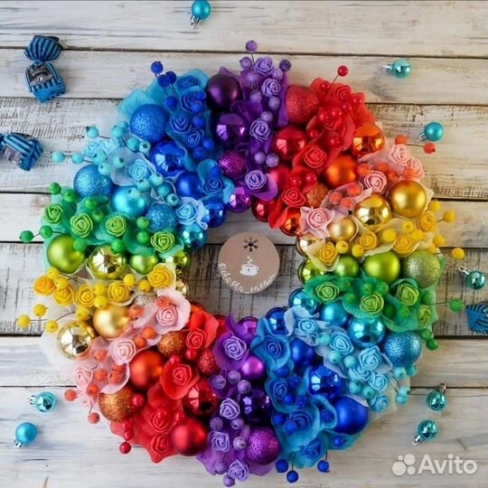 Новогодний венок.D 40-42