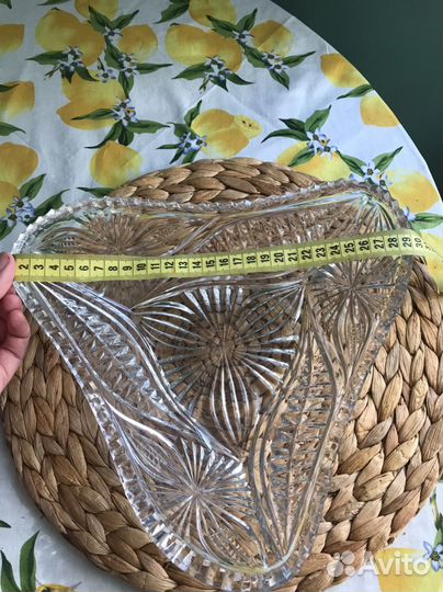 Салатник хрустальный