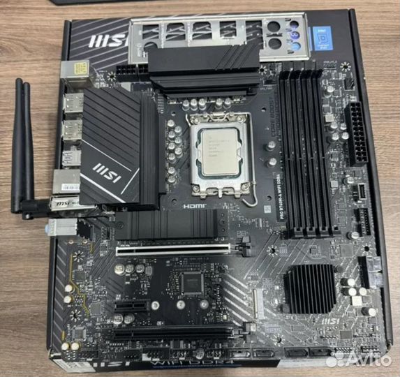 Комплект мат.плата MSI Pro B760M Wifi + i5 12400f