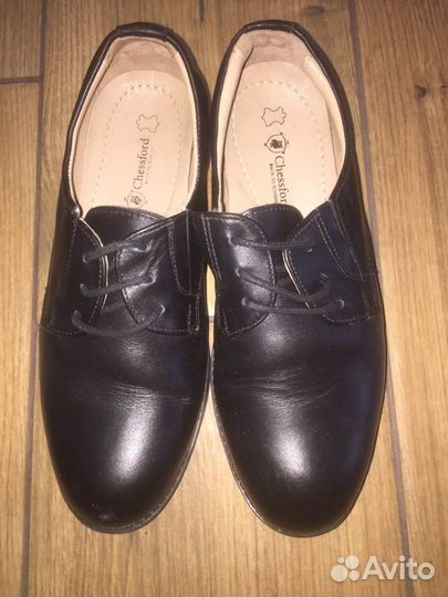 Ботинки кожаные