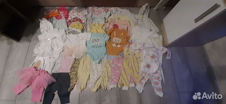 Детские вещи пакетом для девочки от 3 меч до 6