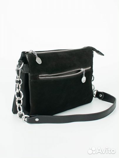 Сумка женская натуральная замша