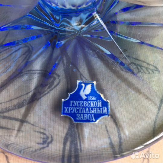 Подсвечник СССР хрусталь