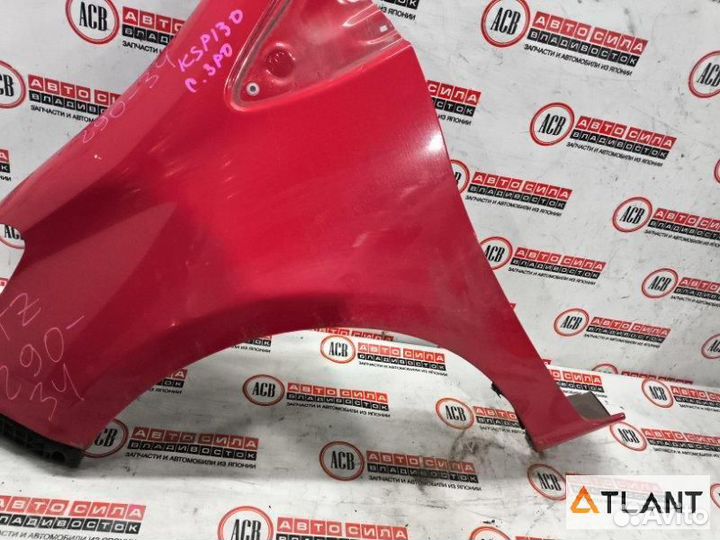 Крыло переднее левое toyota vitz