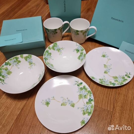 Набор столовой посуды Tiffany Leaves