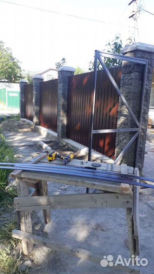 Сварочный работы заборы, навесы,лецнитса и др