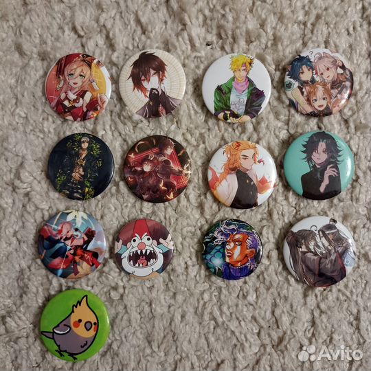 Значки аниме