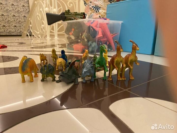 Детские игрушки набор динозавров