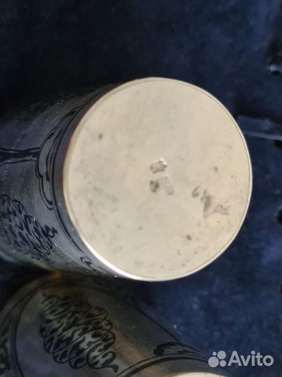 Стопки серебряные Кубачи СССР