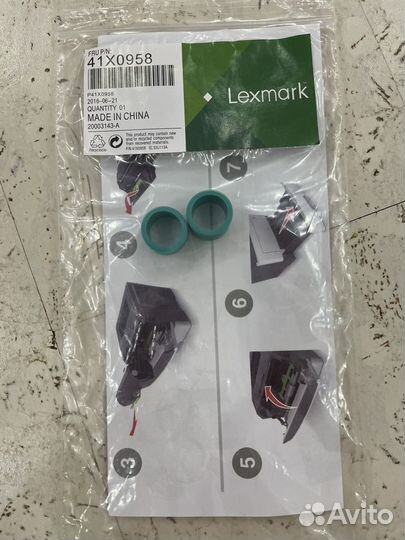 Набор резинок для роликов захвата lexmark 41X0958