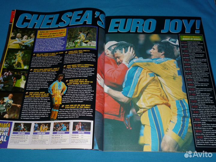Match футбольный английский журнал 1998 год