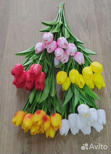 Силиконовые тюльпаны