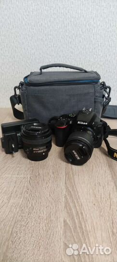 Зеркальный фотоаппарат nikon d5600, 2 объектива