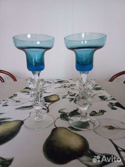 Подсвечники Гусь Хрустальный